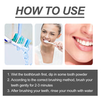 Bamboo Charcoal Tooth Powder Cleaning Bad Breath Stains Stains Stains Fresh Breath White Teeth Cleaning Powder