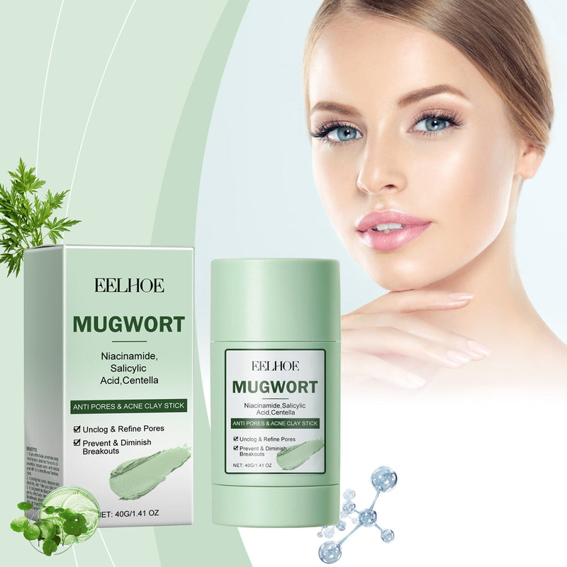 Mugwort Removing Blackhead Cleansing Mud Mask Deeply Hydrates And Cleanses Pores, Brightens And Moisturizes Blackhead Removing Mud Mask
