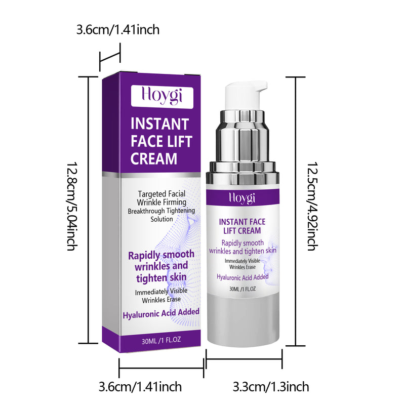 Hoygi Instant Face Lift Cream - Reduces Fine Lines with Gentle Moisturizing Formula