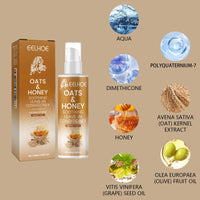 Oat And Honey Leave-In Conditioner, Improve Frizz, Moisturize And Repair Hair, Smooth And Shiny