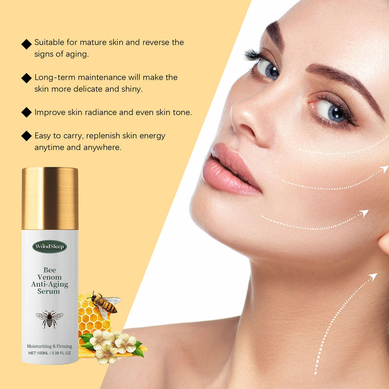 Woodsleep Bee Venom Essence, Moisturizing, Moisturizing, Refreshing And Firming Skin Facial Care Essence