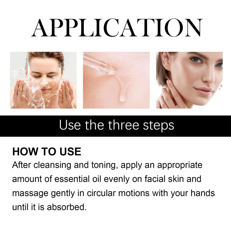 Jaysuing Facial Moisturizing Essential Oil, Facial Moisturizing Firming Fade Wrinkles Essential Oil