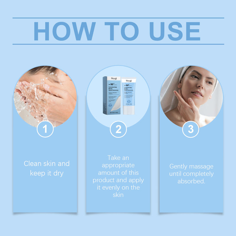 Ceramide Protective Cream, Refreshing And Moisturizing In Summer, Protects Skin, Restores Uv Isolation And Prevents Sweat