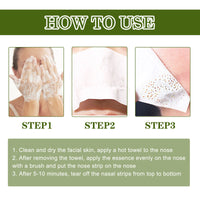 Blackhead Removing Serum Suit, Clean Pores Fine Oil Control Clean Repair Acne Blackhead Nose Patch
