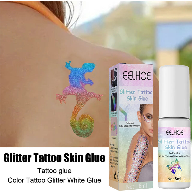 Eelhoe Flash Tattoo Skin Glue Painting Eye Makeup Glitter Glitter Face Body Skin Tattoo Glue