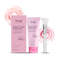 Hoygi Collagen Peel-Off Mask (With Brush) Gently Nourishes, Moisturizes, Brightens, Smooths And Refines The Skin