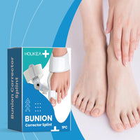 Houkea Toe Fixator Great Toe Valgus Relieves Foot Discomfort Toe Stretch Separator