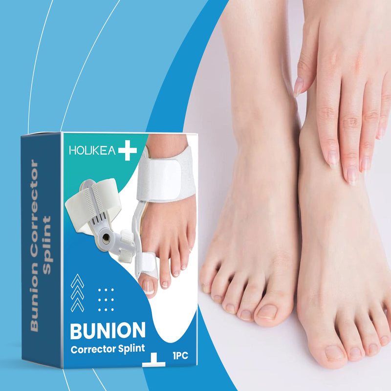 Houkea Toe Fixator Great Toe Valgus Relieves Foot Discomfort Toe Stretch Separator