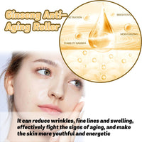 Ginseng Anti-Aging Roller, Moisturizing And Smoothing Fine Lines And Crow's Feet Skin Firming And Anti-Wrinkle Essence
