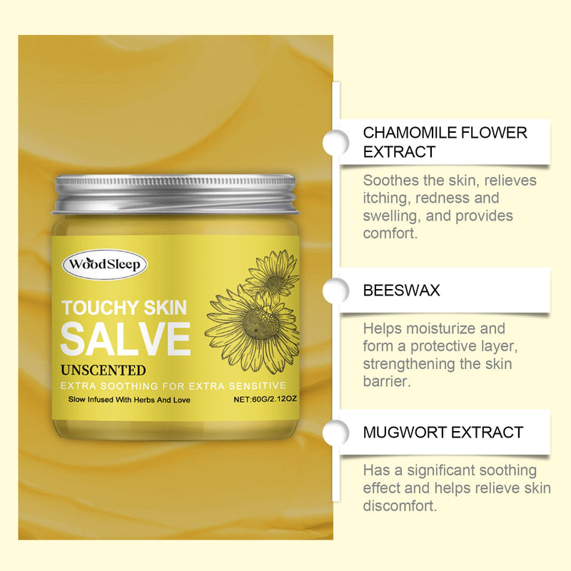 WoodSleep Herbal Skin Soothing Cream Gently Relieves Dryness And Redness, Hydrates And Nourishes Skin Care