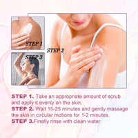 Blueberry Whipped Scrub, Exfoliating Tender Lighten Body Dull Brightening Skin Scrub