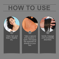 EELHOE Hair Essential Oil Treatment Capsules Moisturize Hair, Repair Dry Hair And Smooth Hair Care Essential Oil