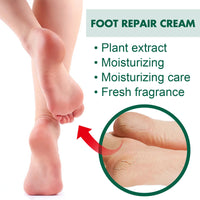 Foot Repair Cream, Repair Heel Crack Dry Itching Skin Nourishing Moisturizing Moisturizing Foot Care Cream