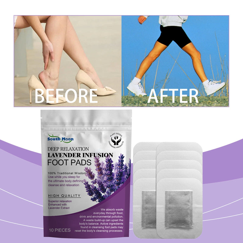 South Moon Cleansing Pad, Herbal Formula For Gentle Daily Foot Cleansing Lavender Care Pad