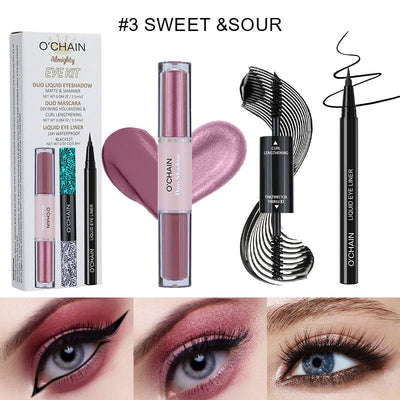 Mascara + Liquid Eyeliner + Liquid Eyeshadow03#