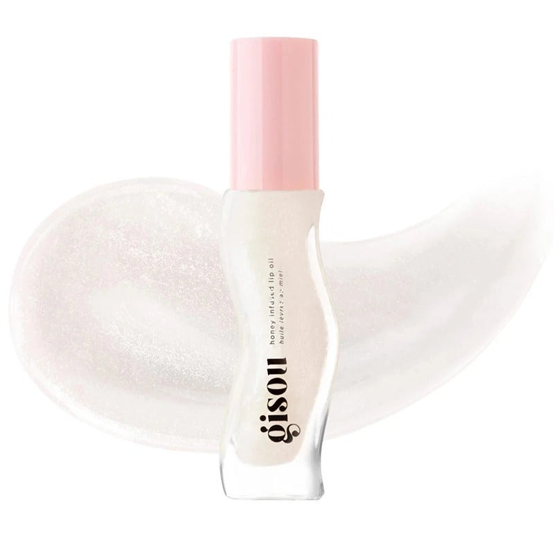 Hydrating Lip Oil Gloss Honey Gold 6-in-1 Moisturizing Lip Care