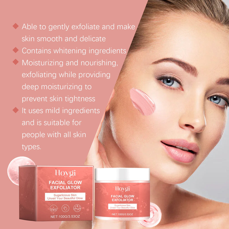 Facial Exfoliating Scrub Cleanses Skin With Refreshing, Non-Tight Oil Control Gentle Care Scrub