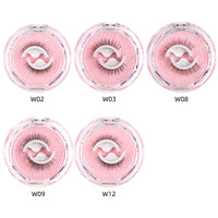 New Product Glue-Free Self-Adhesive Eyelashes Spare Glue Strip Temperature-Sensing Self-Adhesive False Eyelashes Curling Realistic Natural False Eyelashes