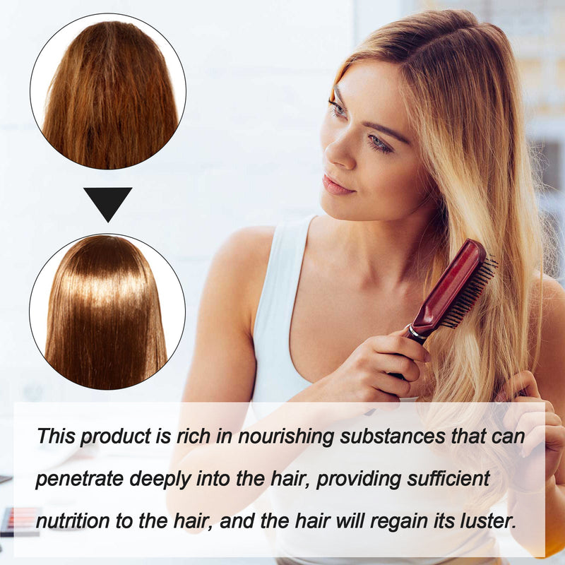 EELHOE Protein Correction Hair Straightening Cream, Smoothing Frizz Repair Split Damaged Hair Straightening Treatment Cream