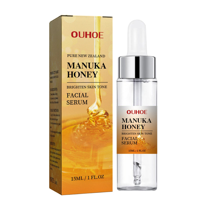 OUHOE Honey Brightening Face Essence, Firming Hydrating Brightening Repair Skin Care Essence