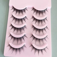 Cartoon Bushy Black Terrier Big Devil False Eyelashes Whole Piece Barbie Eyelashes Natural Little Devil