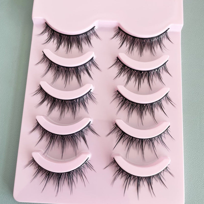 Cartoon Bushy Black Terrier Big Devil False Eyelashes Whole Piece Barbie Eyelashes Natural Little Devil