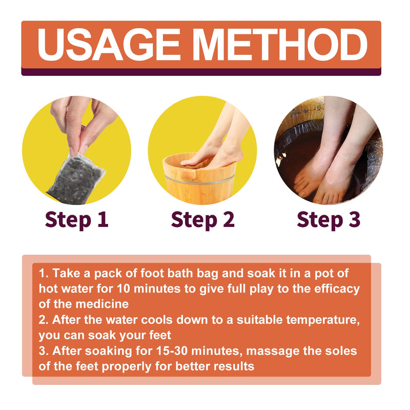 OUHOE Body And Foot Bath Pack, Moisturizing Firming Toning Relieving Body Stress And Fatigue Foot Soak Pack