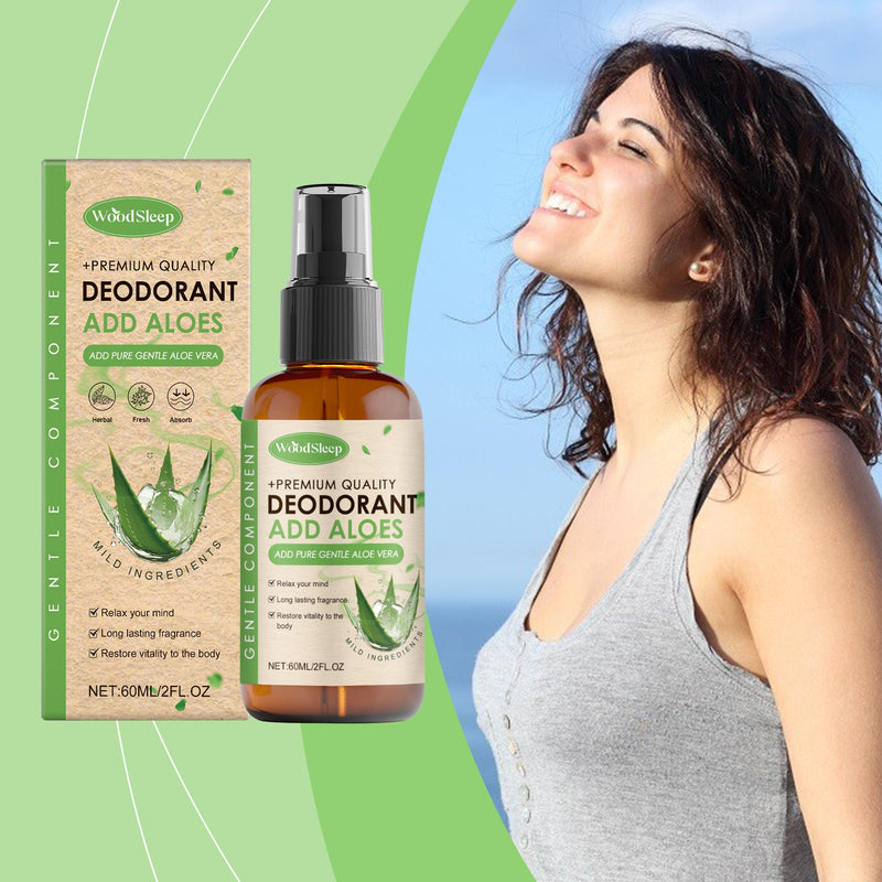 Woodsleep Aloe Vera Magnesium Spray Pamper Your Night's Sleep With A Restful Daily Body Treatment Spray