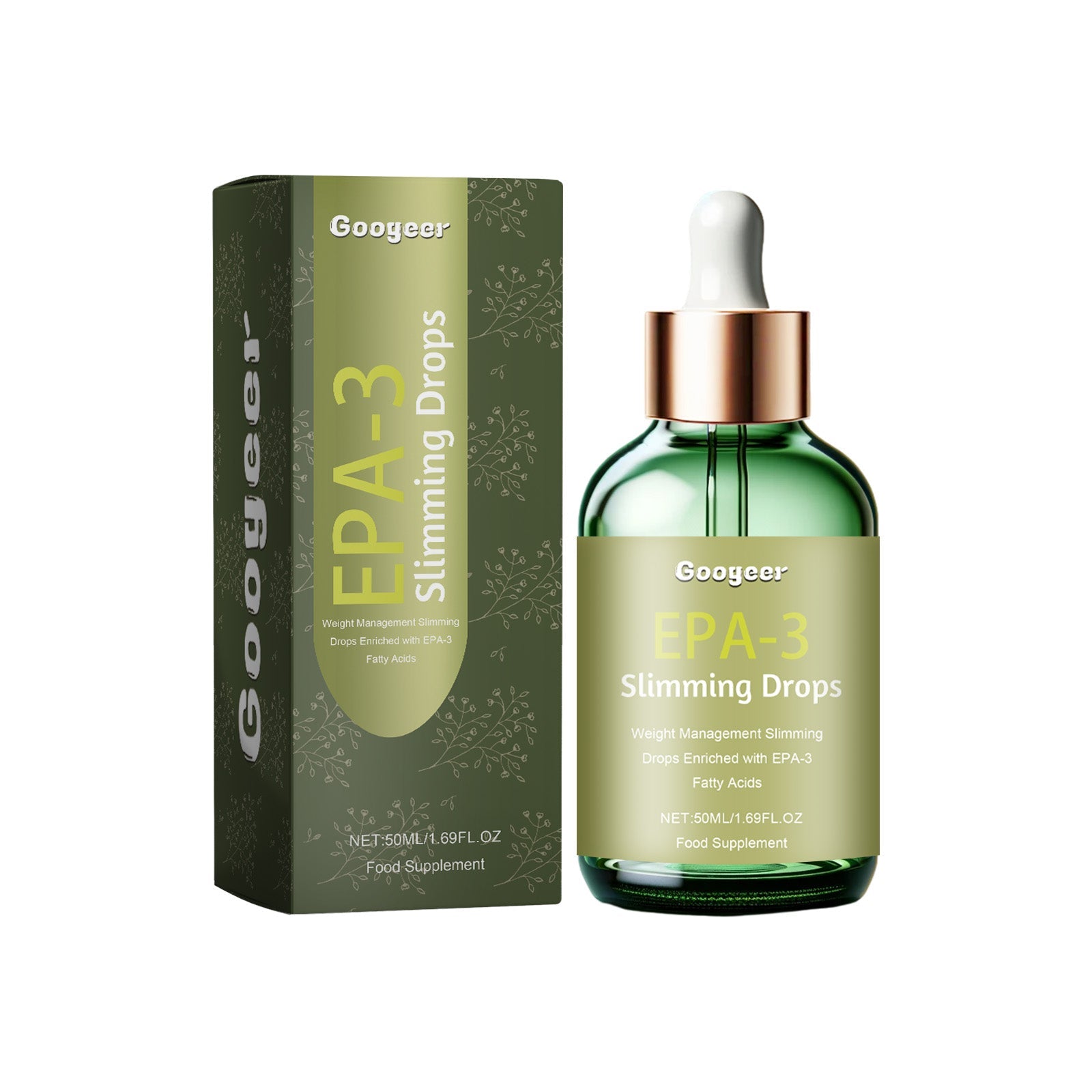 EPA-3 Slimming Drops, Firming Arms Thighs Body Sculpting Waist Toning Oral Drops