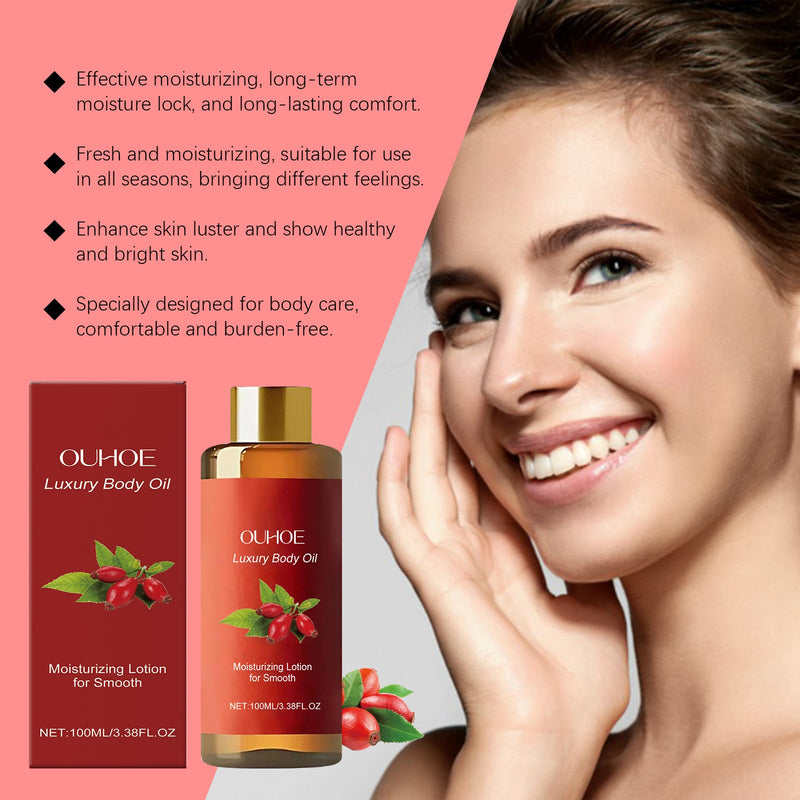 OUHOE Body Moisturizing Oil, Daily Nourishes And Improves Skin Elasticity, Firming, Moisturizing And Moisturizing Essential Oil For Body Care