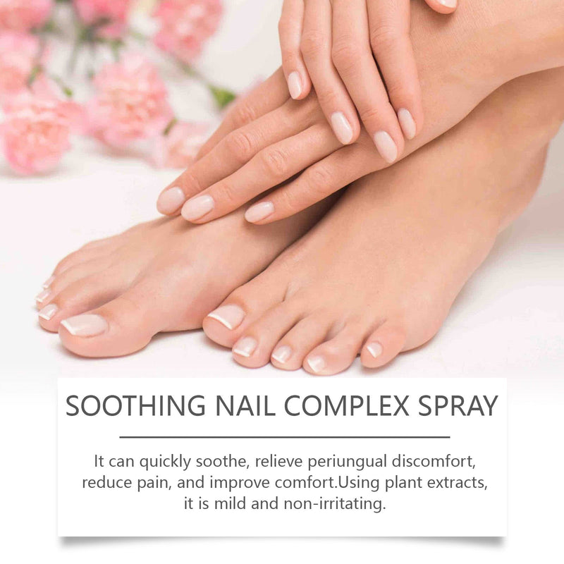 Ouhoe Nail Crease Relief Spray Hand, Foot And Nail Thickening Soft Nail Shine Toe Cleaning Spray