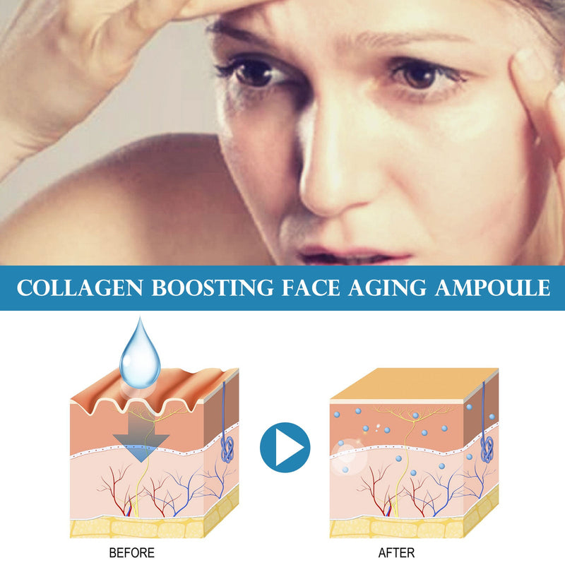 EELHOE Anti-aging Collagen Ampoule, Moisturize Firm Skin Lighten Lines Tender Skin Ampoule