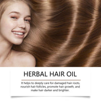 Hoegoa Herbal Hair Care Oil, Effectively Hydrates And Nourishes Scalp To Improve Dry And Irritated Hair Care Oil