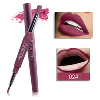MISS ROSE 1PC Double-end Lasting Lipliner Waterproof Lip Liner Stick Pencil 8 Colors Party Daily Makeup Lipliner Pen