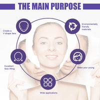 EELHOE V-Shaped Thin Face Stickers, Tighten Facial Skin And Shrink Jaw Muscles V Face Lift Shaper