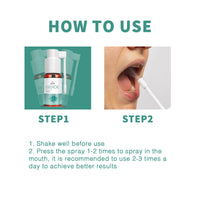 EELHOE Oral Relief Spray To Relieve Aphthous Sores Bubbling Periodontal Pain Oral Care Spray