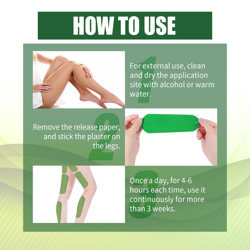 EELHOE Wormwood Leg Patch To Tighten Abdominal Firming Fat Thigh Muscle Toning Body For Lazy Body Toning Leg Patch