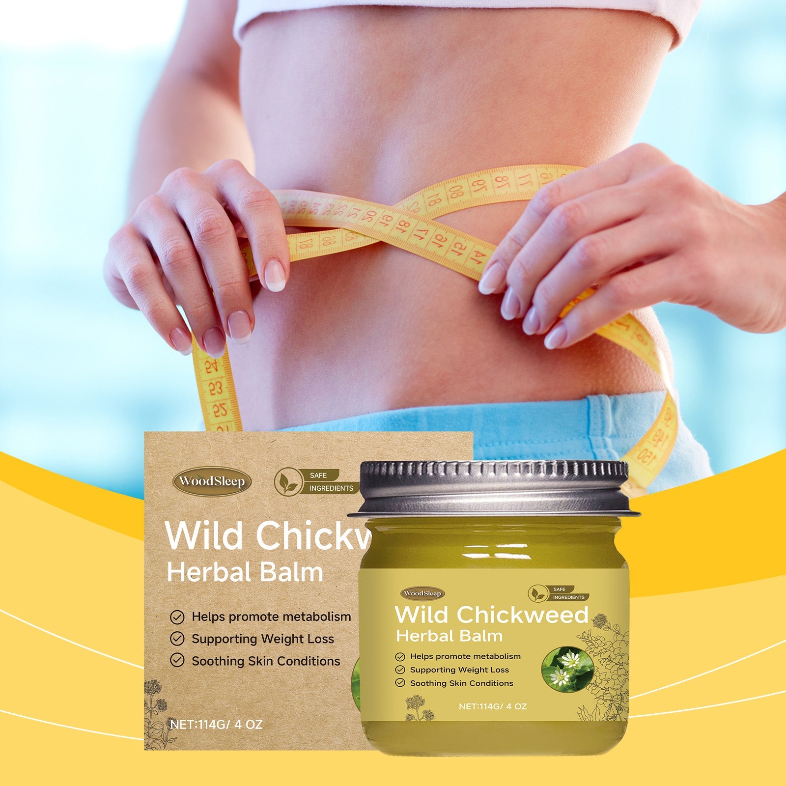 WoodSleep Wild Herbal Balm Herbal Gentle Moisturizing, Hydrating And Lifting Skin Care Body Lotion
