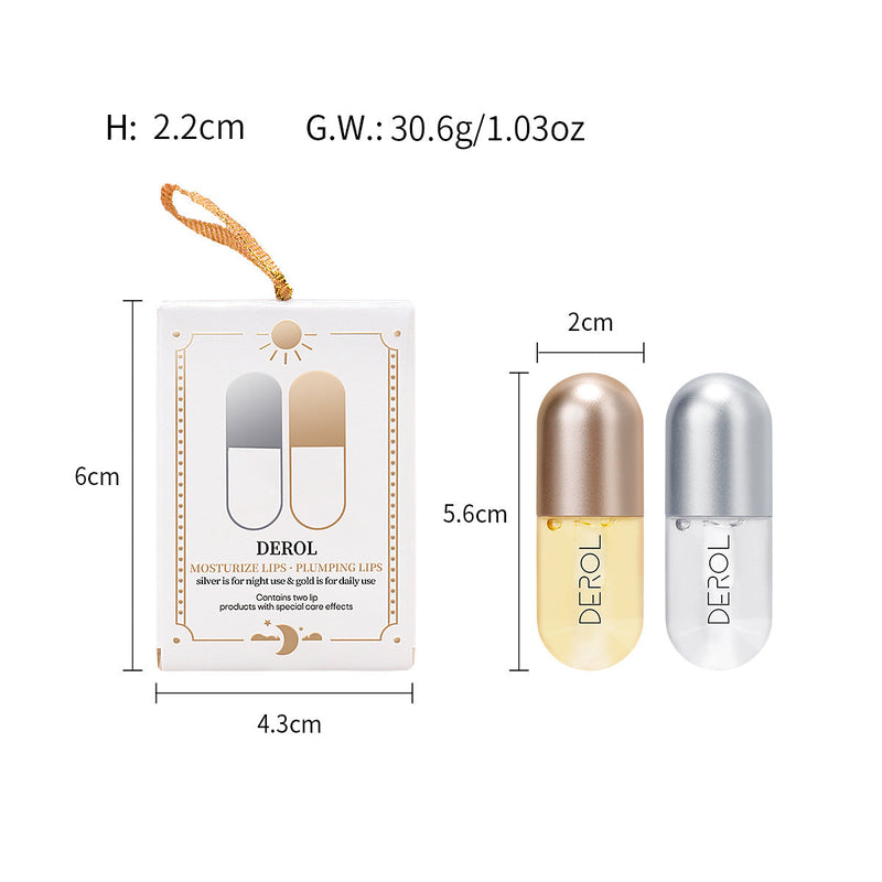 DEROL Ginger Mint Lip Plumper Cross-Border Increase Moisturizing Moisturizing Lip Set Box Lip Plumper