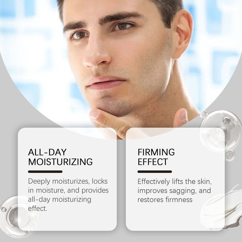 East Moon Men's Anti-Aging Moisturizing Cream Deeply Moisturizes, Gently Nourishes, Firms And Softens Skin