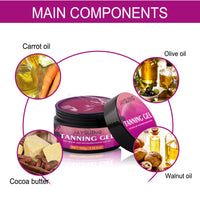 Help Black Gel, Summer Beach Help Tan Moisturizing Tanned Skin After Sun Repair Gel