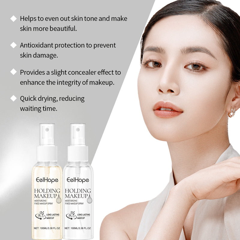 Eelhope Setting Spray Natural Light And Light Setting Clear, Hydrating, Refreshing, Long-Lasting And Not Easy To Remove Makeup
