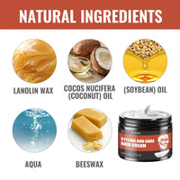 Styling And Care Hair Cream, Strong Hair Styling Moisturizing Shine Long-Lasting Styling Natural Volumizing Cream