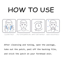 East Moon Anti-Wrinkle Forehead Patch For Men, Firming Forehead And Reducing Fine Lines And Wrinkles