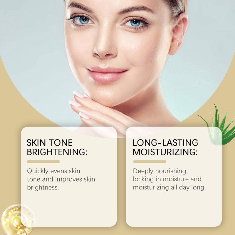 OUHOE  Nicotinamide Vitamin C Moisturizing Cream, Brightening Skin Natural Concealer Refreshing Moisturizing Cream