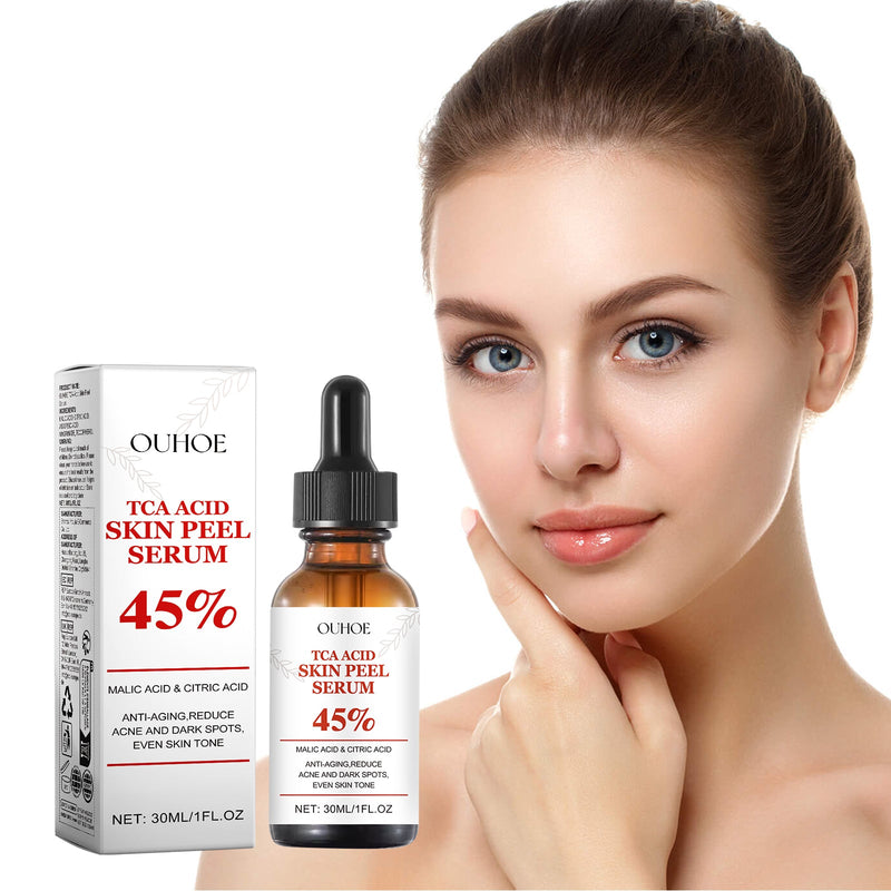 OUHOE TCA Acid Skin Peel Serum - Exfoliating Brightening Skin Care