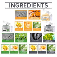 Facial Mud Mask Series Moisturizes And Controls Oil, Firming And Smoothing Facial Skin To Even Skin Tone