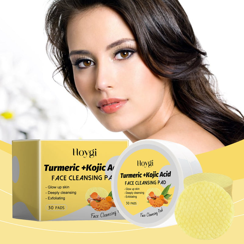 Turmeric Acid Cleansing Pad Gently Cleans Facial Pores And Moisturizes Refreshing And Moisturizing Cleansing Pad