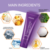 EELHOE Purple Corrector, Deep Clean Bad Breath Dirt Care Gingival Whitening Tooth Care Toothpaste