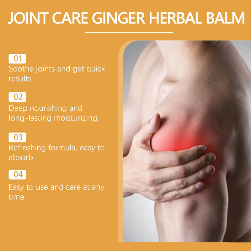Ginger Joint Pain Care Cream Relieves Aching Muscles And Bones And Body Joint Discomfort Massage Cream